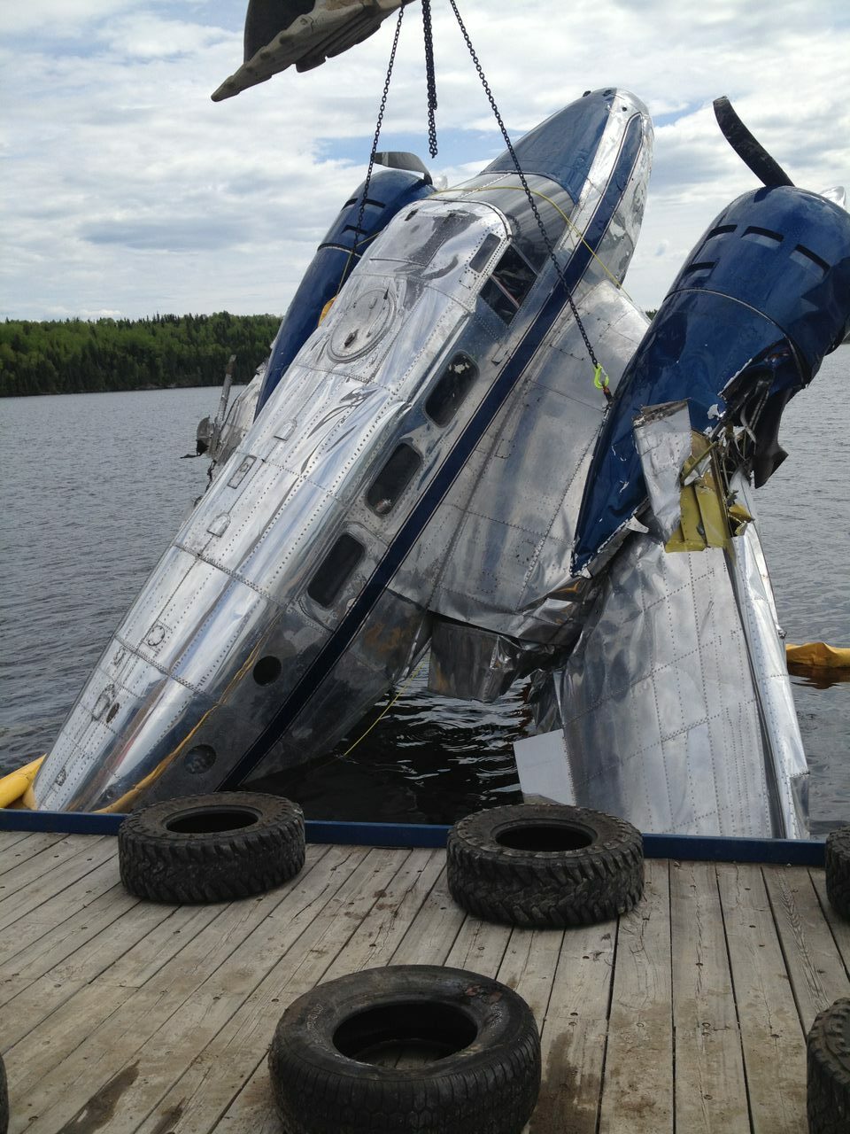 Recovering a Plane from lake