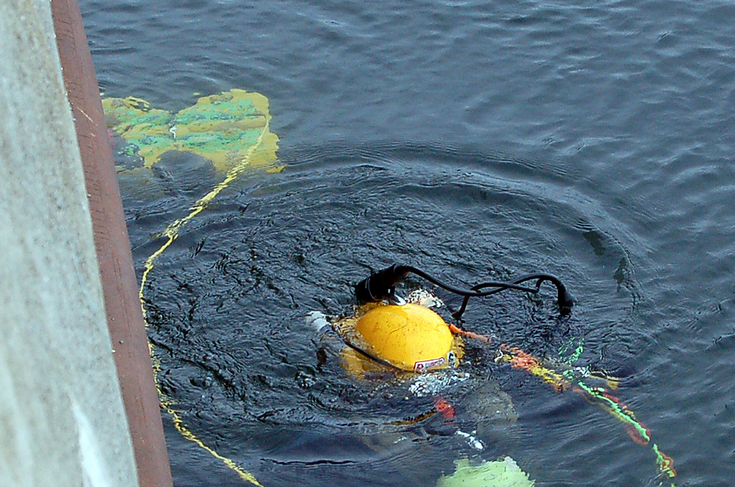 ROV with diver support.