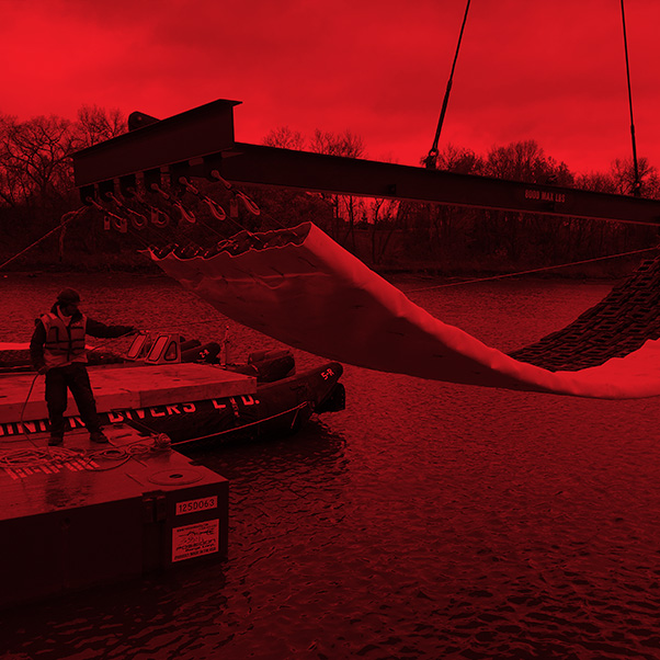 Gas Pipeline, Red River, Selkirk, MB